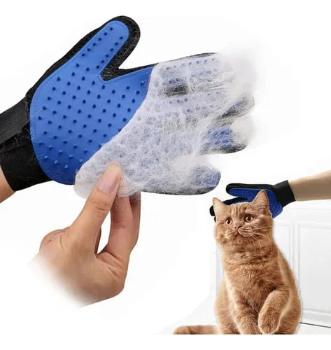 Guante quita pelos de mascota